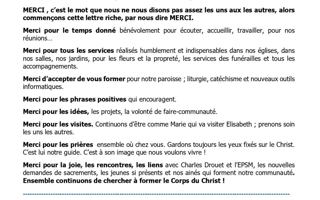 JOURNAL PAROISSIAL NOVEMBRE 2026